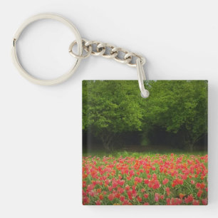 Tulpen & Bäume Schlüsselanhänger