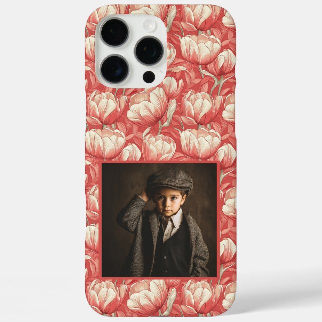 Tulpen-benutzerdefinierte iPhone-Hülle als einziga Case-Mate iPhone Hülle (Rückseite)