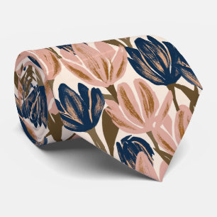 Tulpen-Blumen-Ehemann-Herbst-Hochzeit Krawatte
