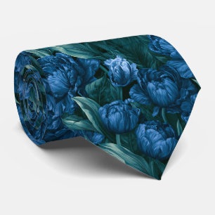 Tulpen-Blumen-Freund Frühling Hochzeit Krawatte