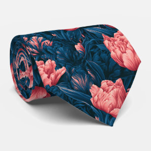 Tulpen-Druck Ehemann Einzigartige Hochzeit Krawatte