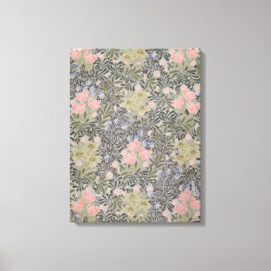 Tulpen, Gänseblümchen und Geißblatt Leinwanddruck