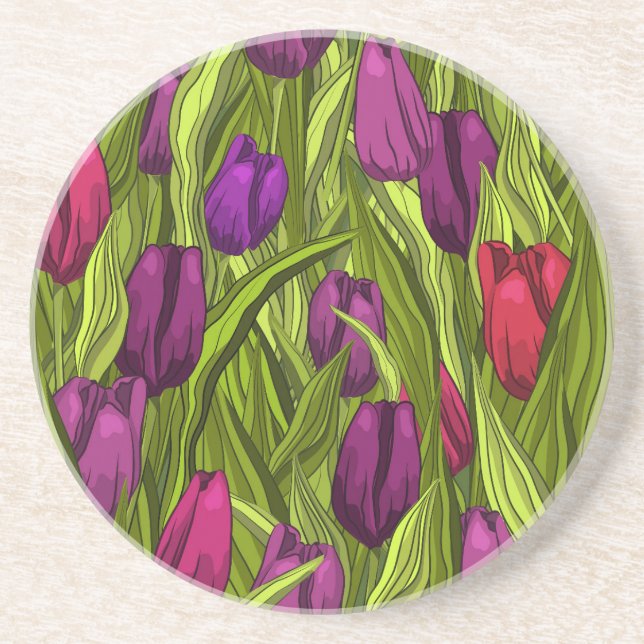 Tulpen Getränkeuntersetzer (Vorne)