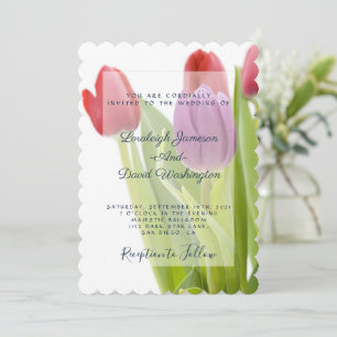 Tulpen Hochzeitseinladung Einladung