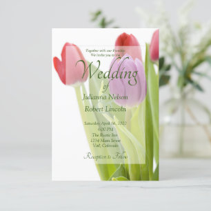 Tulpen Hochzeitseinladung Einladung