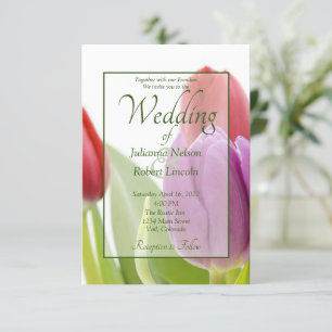 Tulpen Hochzeitseinladung Einladung