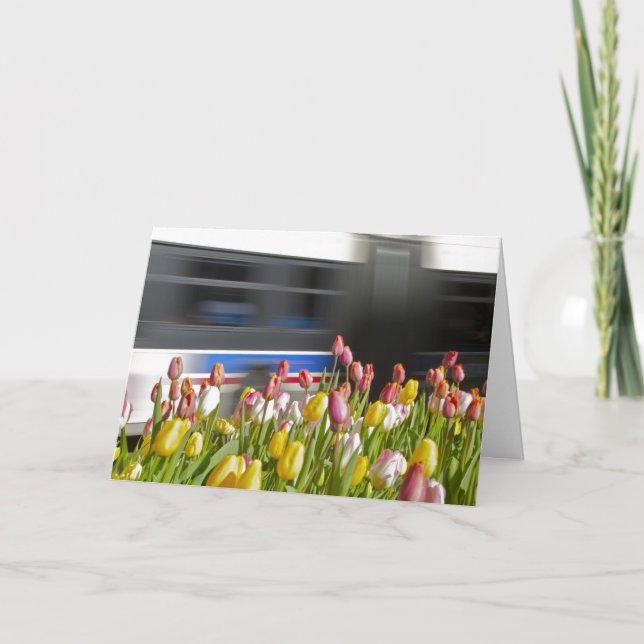 Tulpen im Stadtesprit Karte (Vorderseite)