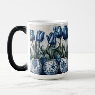 Tulpen in Delfter Blau Verwandlungstasse