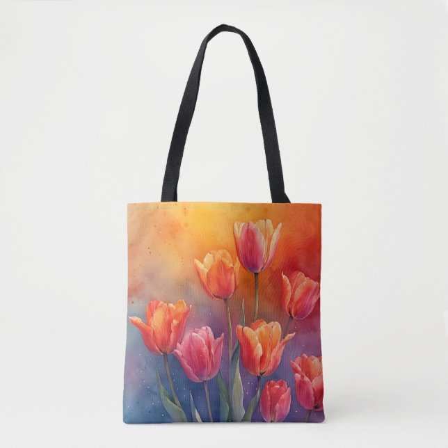 Tulpen in der Natur (Vorderseite)