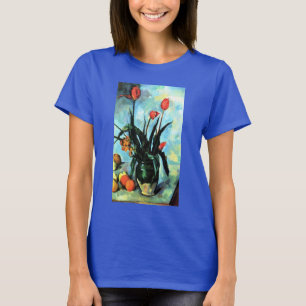 Tulpen in einer Vase von Paul Cezanne, Vintage Art T-Shirt