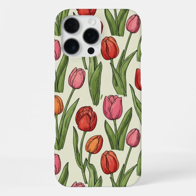 Tulpen iPhone-Hülle iPhone Hülle (Rückseite)