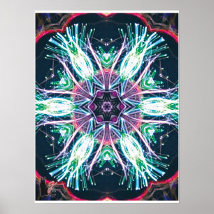 Tulpen Kaleidoskop Poster