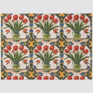 Tulpen Moderne Schöne Sammlung Seidenpapier