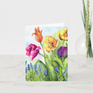 Tulpen notecards karte