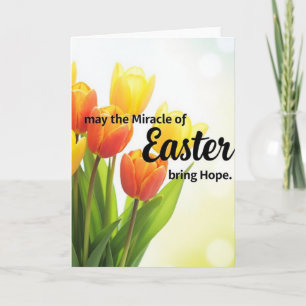 Tulpen-Oster-Frühlingsfeierkarte Karte