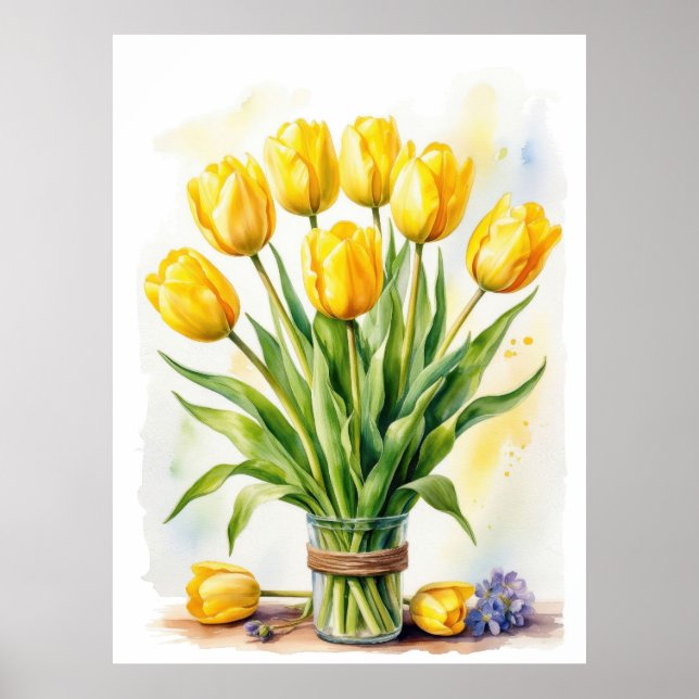 Tulpen Poster (Vorne)