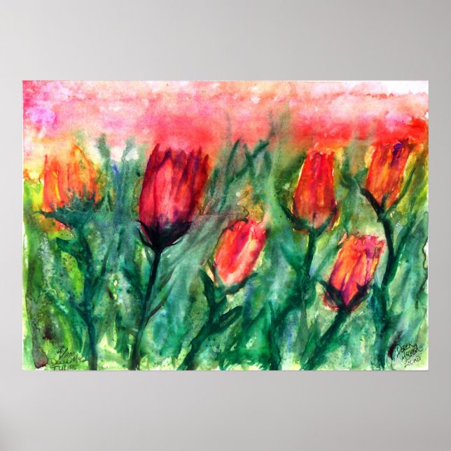 Tulpen Poster (Vorne)
