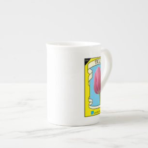 Tulpen-Samenpackung-Tasse Prozellantasse