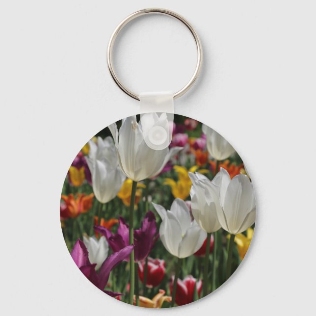 Tulpen Schlüsselanhänger (Vorderseite)