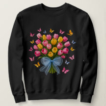 Tulpen & Schmetterlinge Sweatshirt