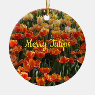 Tulpen-Schmuck Keramik Ornament