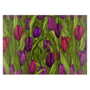 Tulpen Schneidebrett