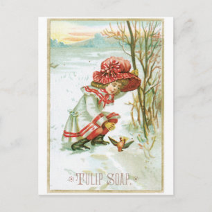 Tulpen-Seifen Postkarte