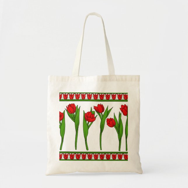 tulpen shopper tragetasche (Vorne)