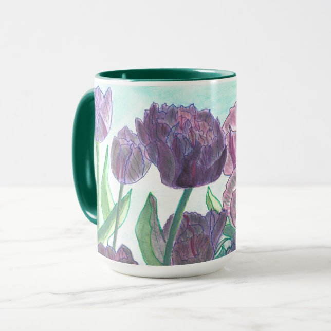 Tulpen Tasse (Vorderseite Links)