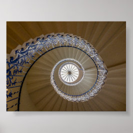 Tulpen-Treppen in London Poster