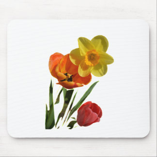 Tulpen und Blume Mousepad