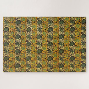 Tulpen- und Lilienmuster (von William Morris) Puzzle