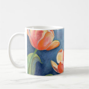 Tulpen und Monarchfalter Kaffeetasse
