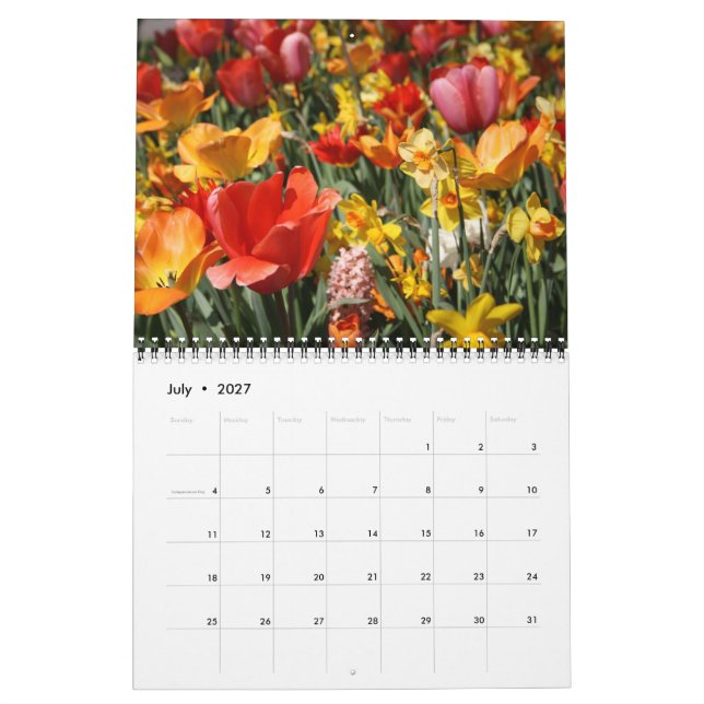 Tulpen und Windmühlen Kalender (Jul 2027)
