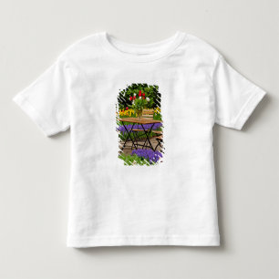Tulpen vom Tisch im Garten, Keukenhof-Gärten, Kleinkind T-shirt