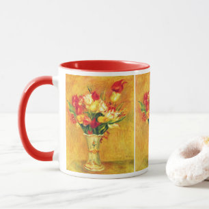 Tulpen von Pierre Renoir, Vintage Impressionismus Tasse