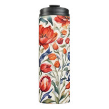 Tulpenblüher WC-Musterdesign