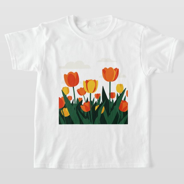 Tulpenblumen T-Shirt (Ablage )