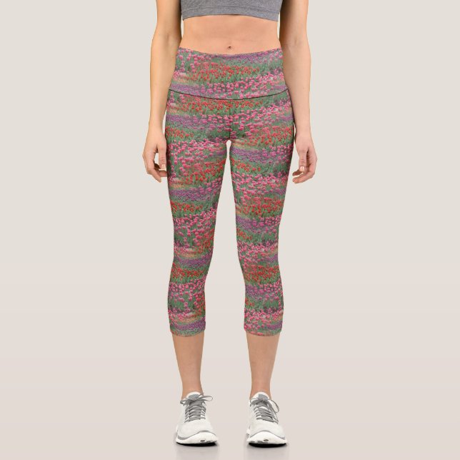 Tulpenfeld Capri Leggings (Vorderseite)