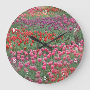Tulpenfeld Große Wanduhr