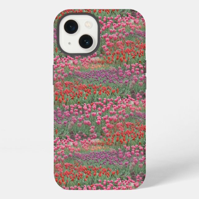 Tulpenfeld iPhone Hülle (Rückseite)