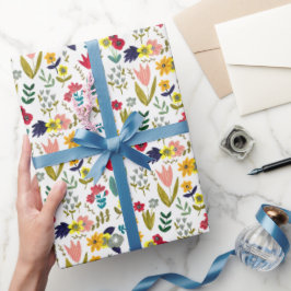 Tulpenfollikenmuster Geschenkpapier