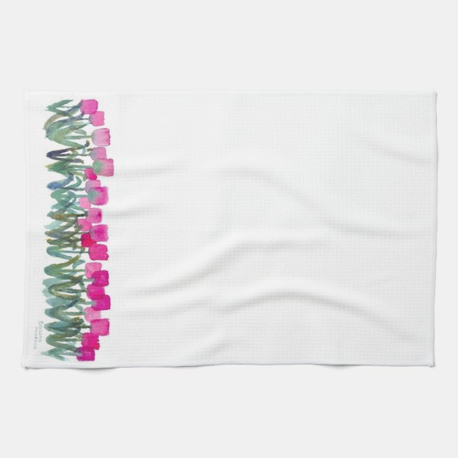 Tulpenhandtuch Geschirrtuch (Horizontal)