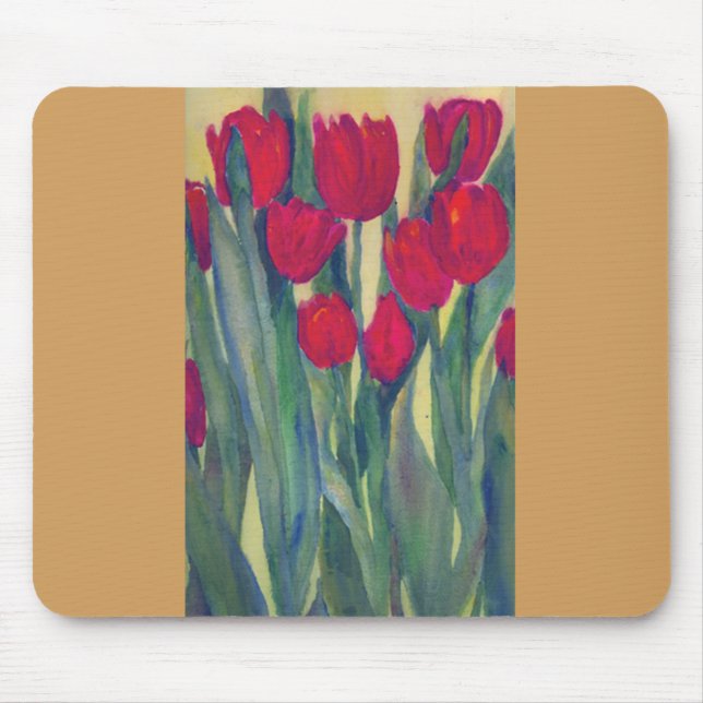 Tulpenmaus Mousepad (Vorne)