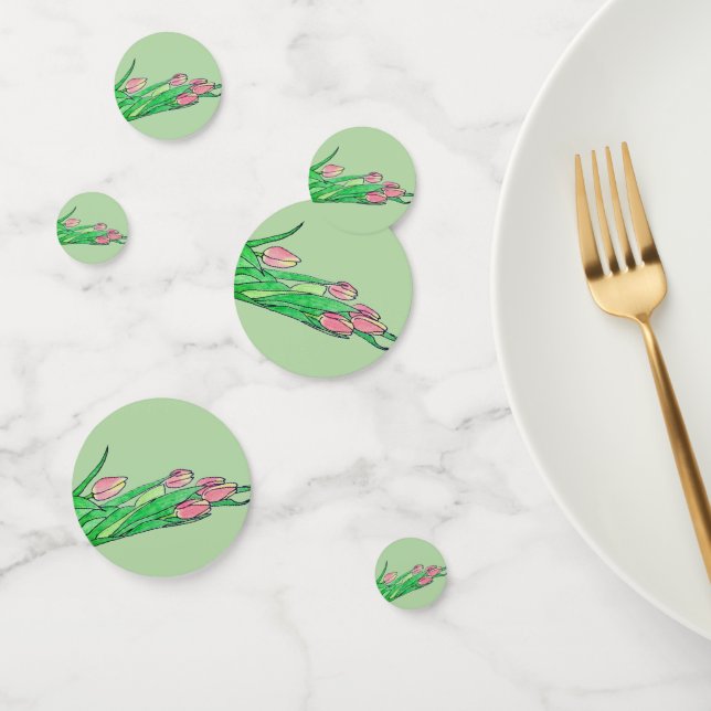 Tulpenstrauß  konfetti (Gruppe)