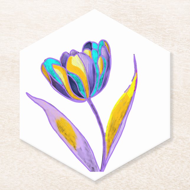 Tulpenuntersetzer Untersetzer (Vorderseite)
