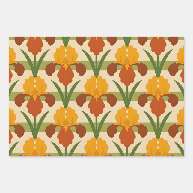 Tulpenzeit Geschenkpapier Set (Vorderseite)