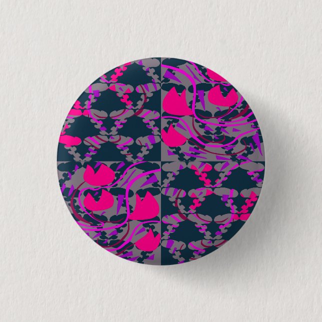 Tulpenzwiebeln Rosen Button (Vorderseite)