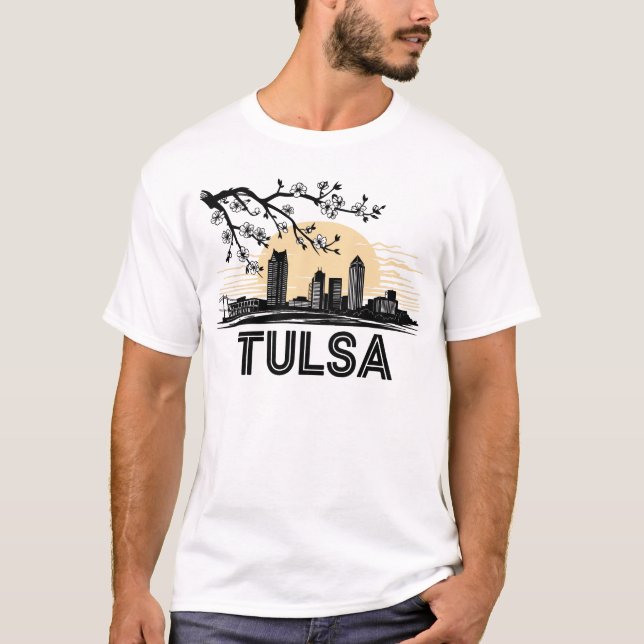 Tulsa City Oklahoma USA T-Shirt (Vorderseite)