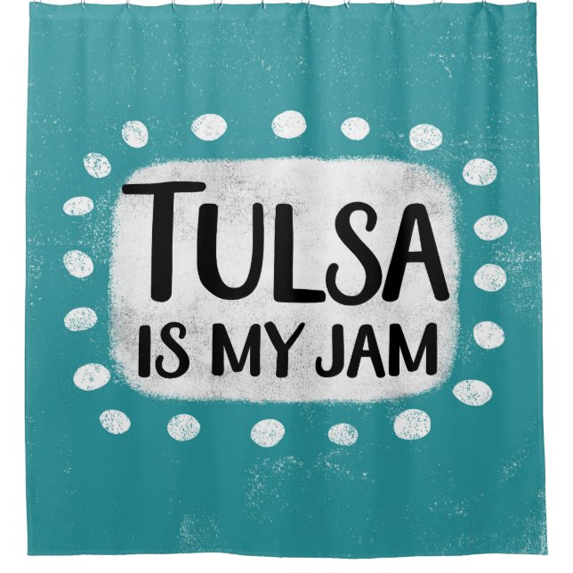 Tulsa ist mein Duschvorhang aus Jam (Vorderseite)